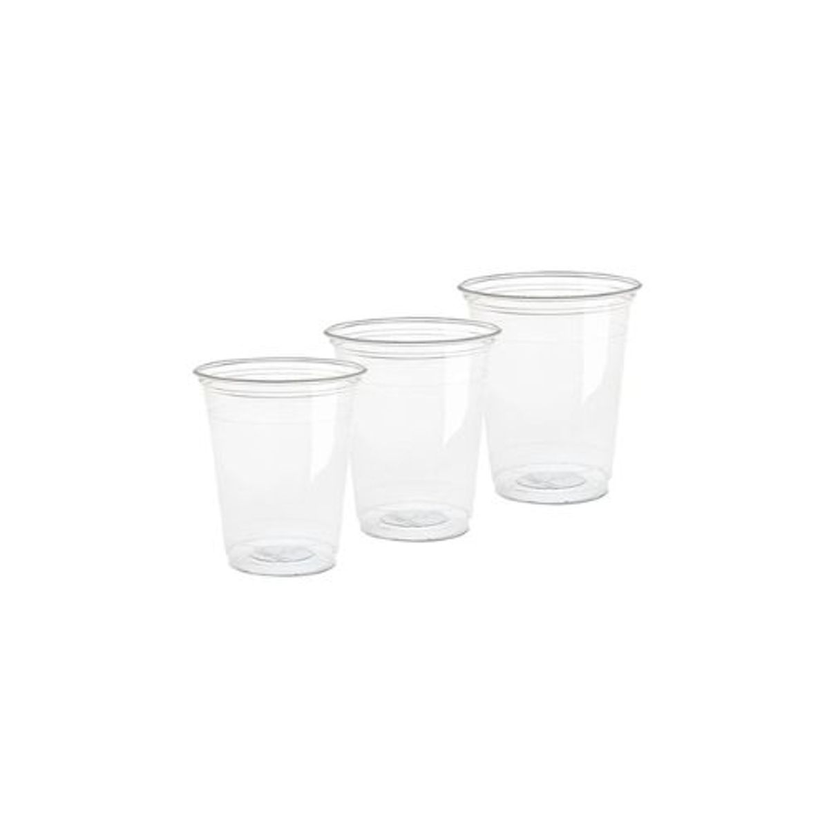 GENERICO - Vaso Plastico Transparente 250ml 25pcs