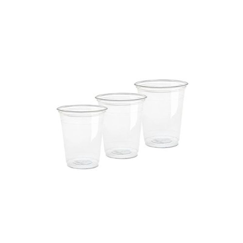 GENERICO - Vaso Plastico Transparente 250ml 25pcs
