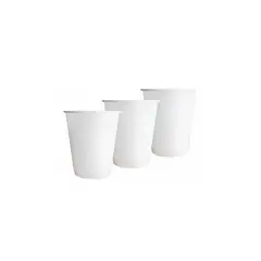 GENERICO - Vaso Plastico Blanco 250ml 25pcs