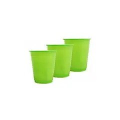 GENERICO - Vaso Plastico Verde 250 Ml 25 Pcs