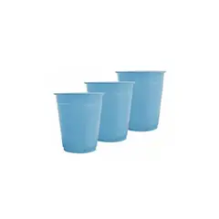 GENERICO - Vaso Plastico Azul Claro 250ml 25pcs