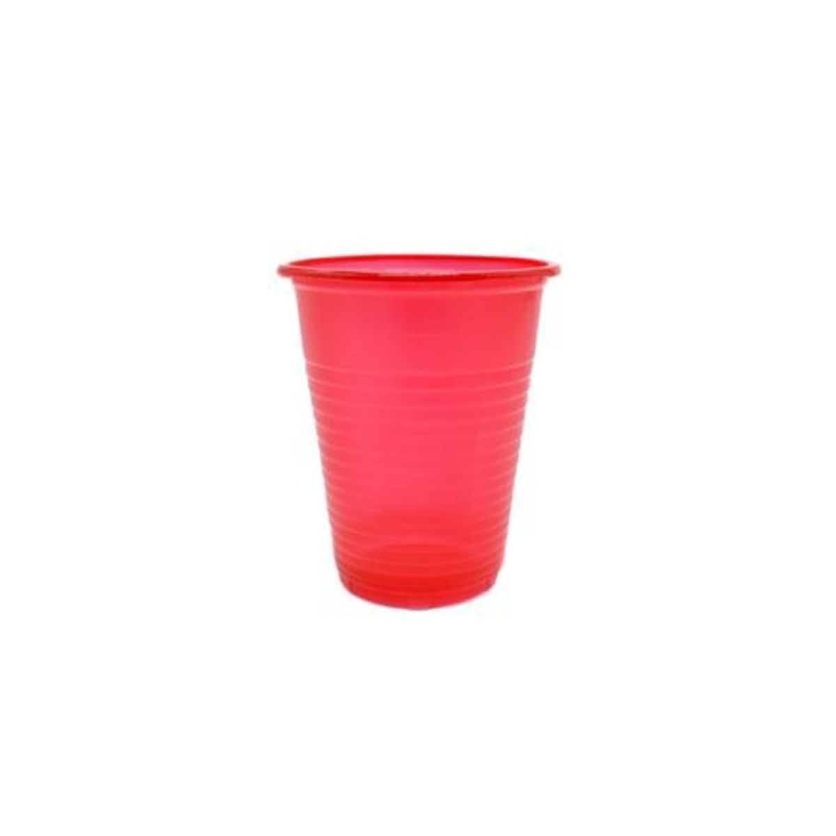 GENERICO - Vaso Plastico Rojo 200ml 50pcs