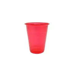GENERICO - Vaso Plastico Rojo 200ml 50pcs