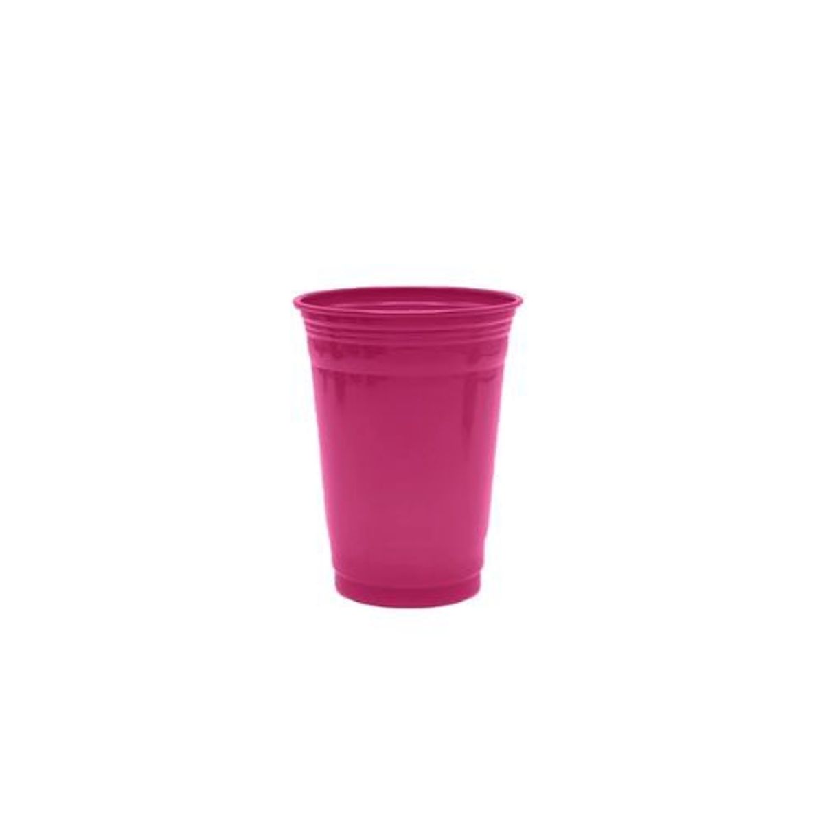 GENERICO - Vaso Plastico Fucsia 16oz 560ml 10pcs