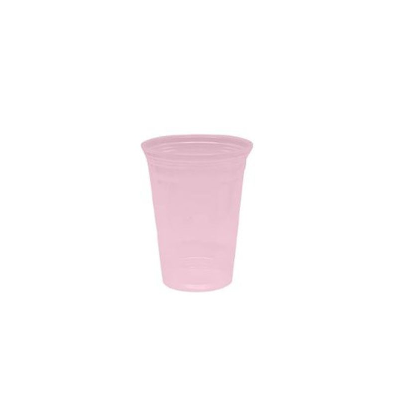 GENERICO - Vaso Plastico Rosa 16oz 560ml 10pcs