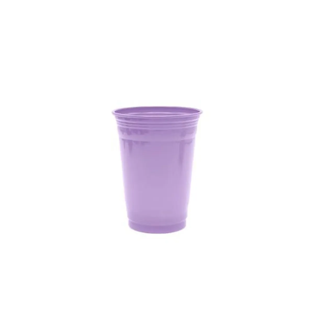 GENERICO - Vaso Plastico Lila 16oz 560ml 10pcs