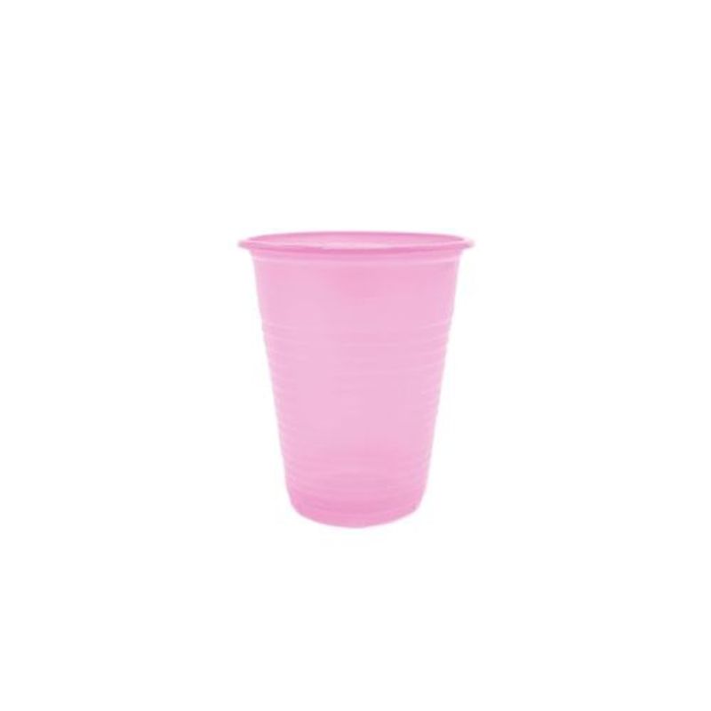 GENERICO - Vaso Plastico Rosa 200ml 50pcs