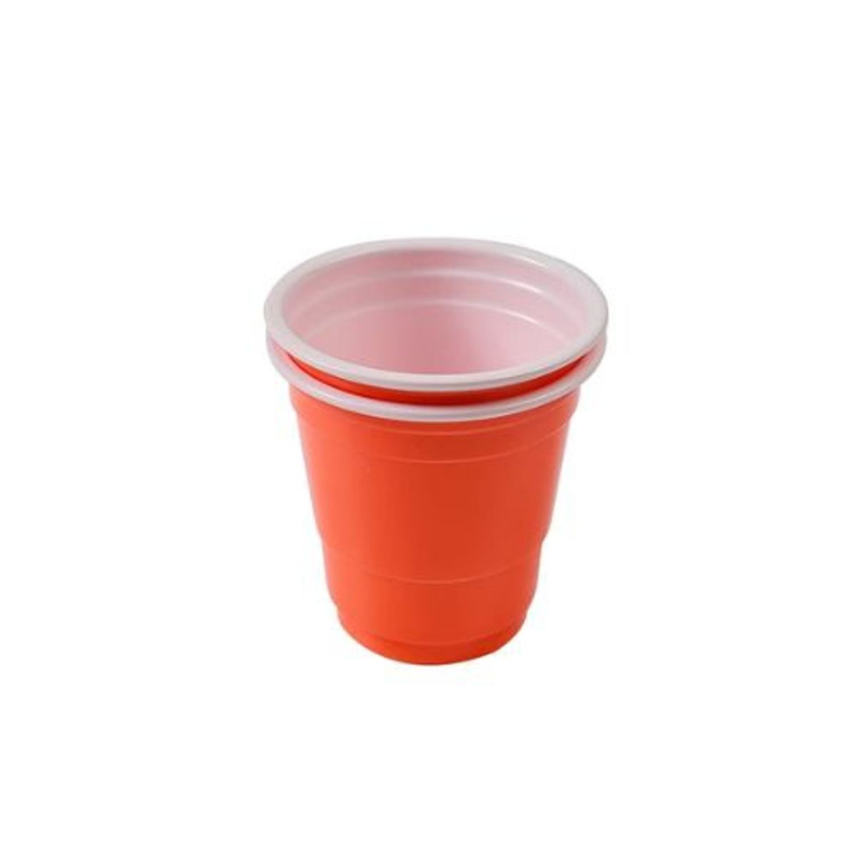 GENERICO - Vaso Plastico Color Naranja 60ml 16pcs