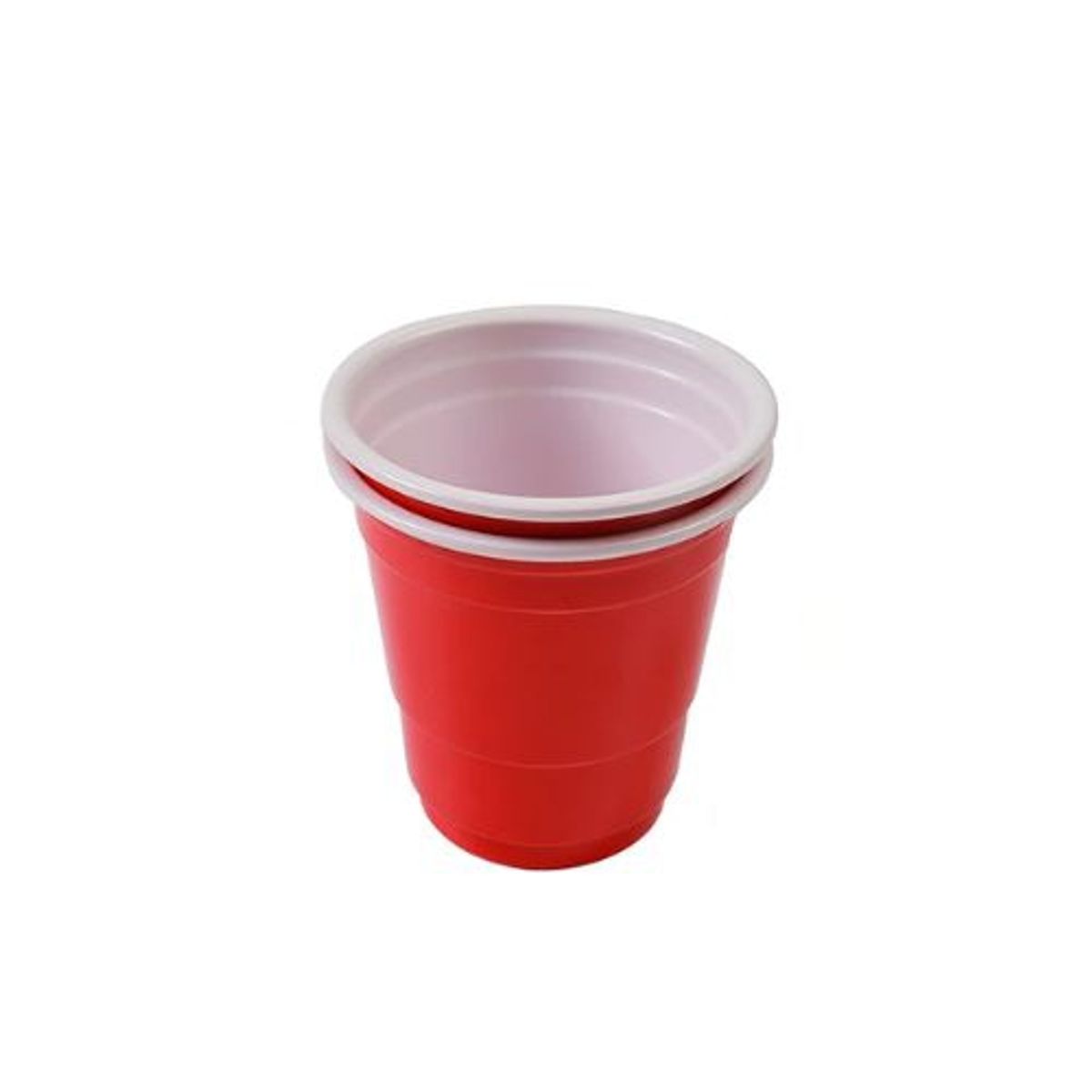 GENERICO - Vaso Plastico Color Rojo 60ml 16pcs