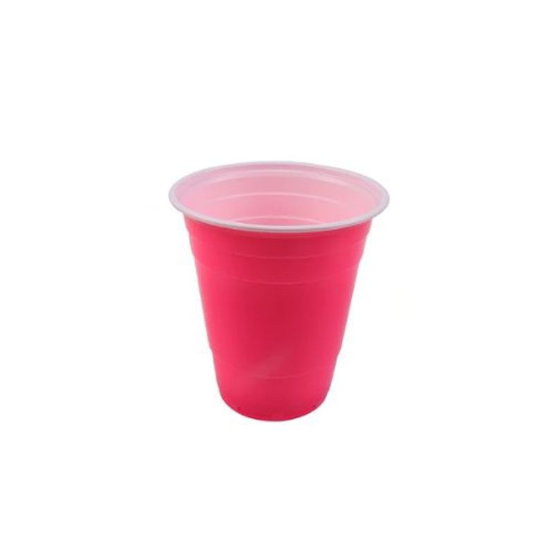 GENERICO - Vaso Plastico Color Fucsia 500ml 10pcs