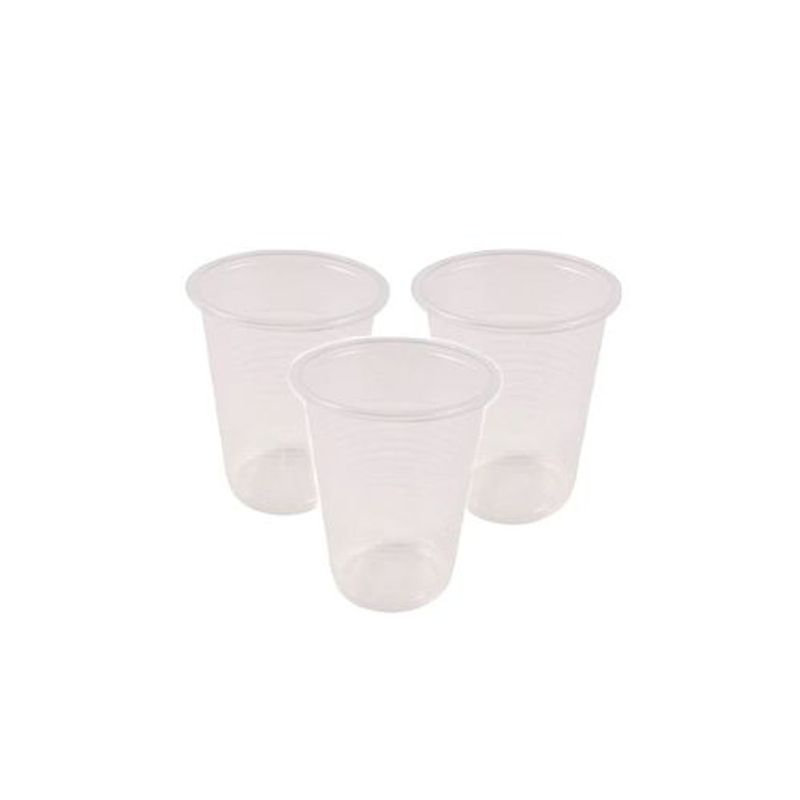 GENERICO - Vasos Plastico Transparente 200ml 25pcs