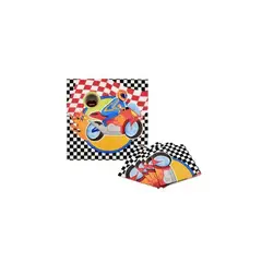 GENERICO - Servilletas De Papel Motocicleta Negro 16pcs 33x33cm