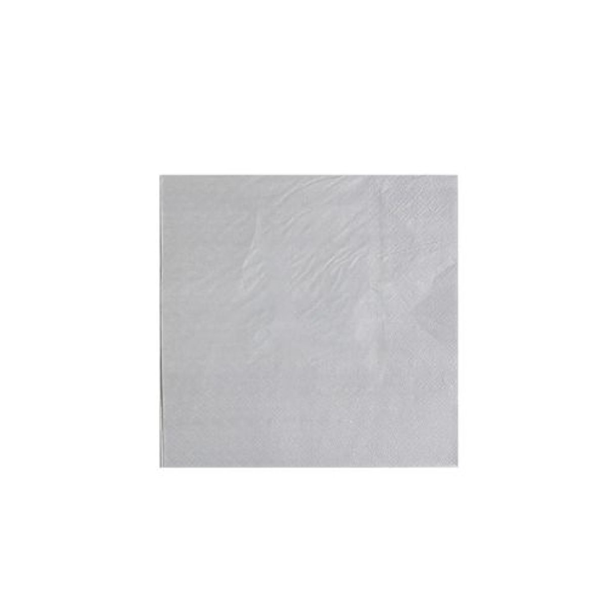 GENERICO - Servilletas De Papel Plateadas 16pcs 33x33cm