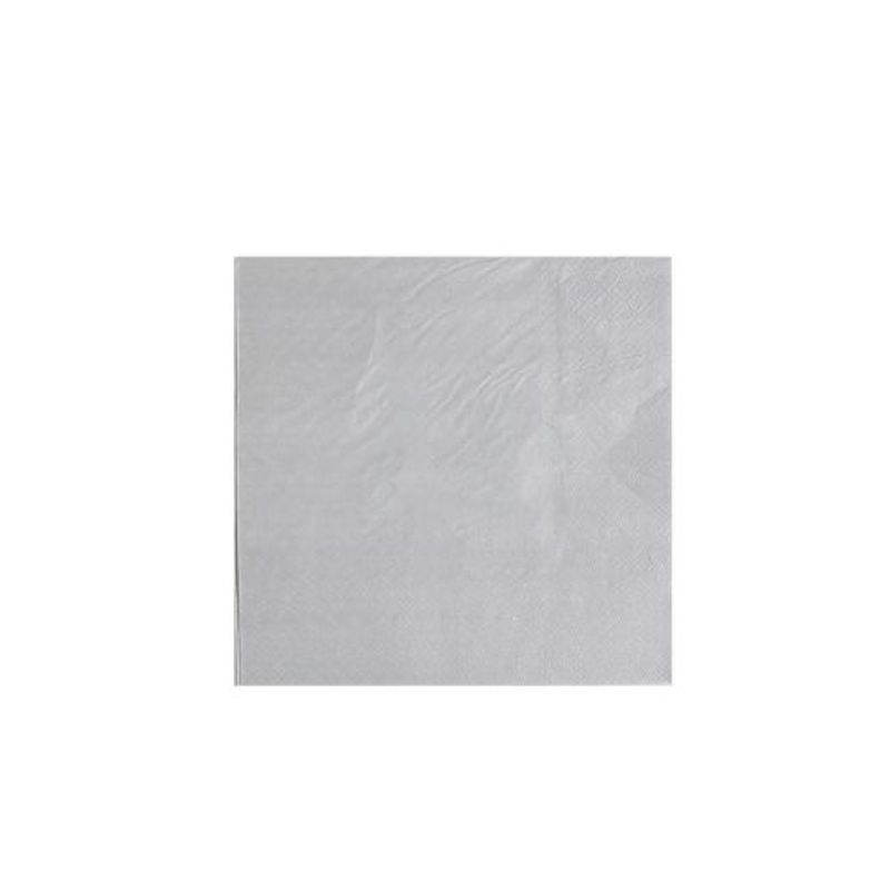 GENERICO - Servilletas De Papel Plateadas 16pcs 33x33cm