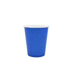 GENERICO - Vasos De Cartón Azul 6pcs 250cc