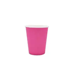 GENERICO - Vasos De Cartón Fucsia 6pcs 250cc
