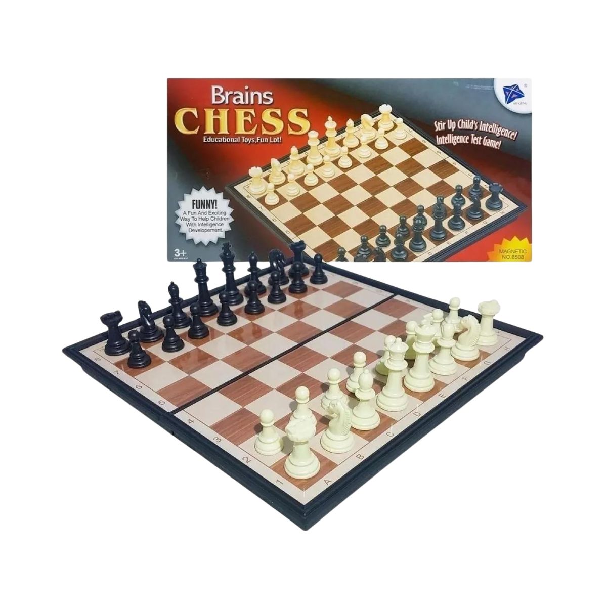 GENERICO - Ajedrez Magnético Juego De Mesa Chess Game Tablero 33 X 33 cm