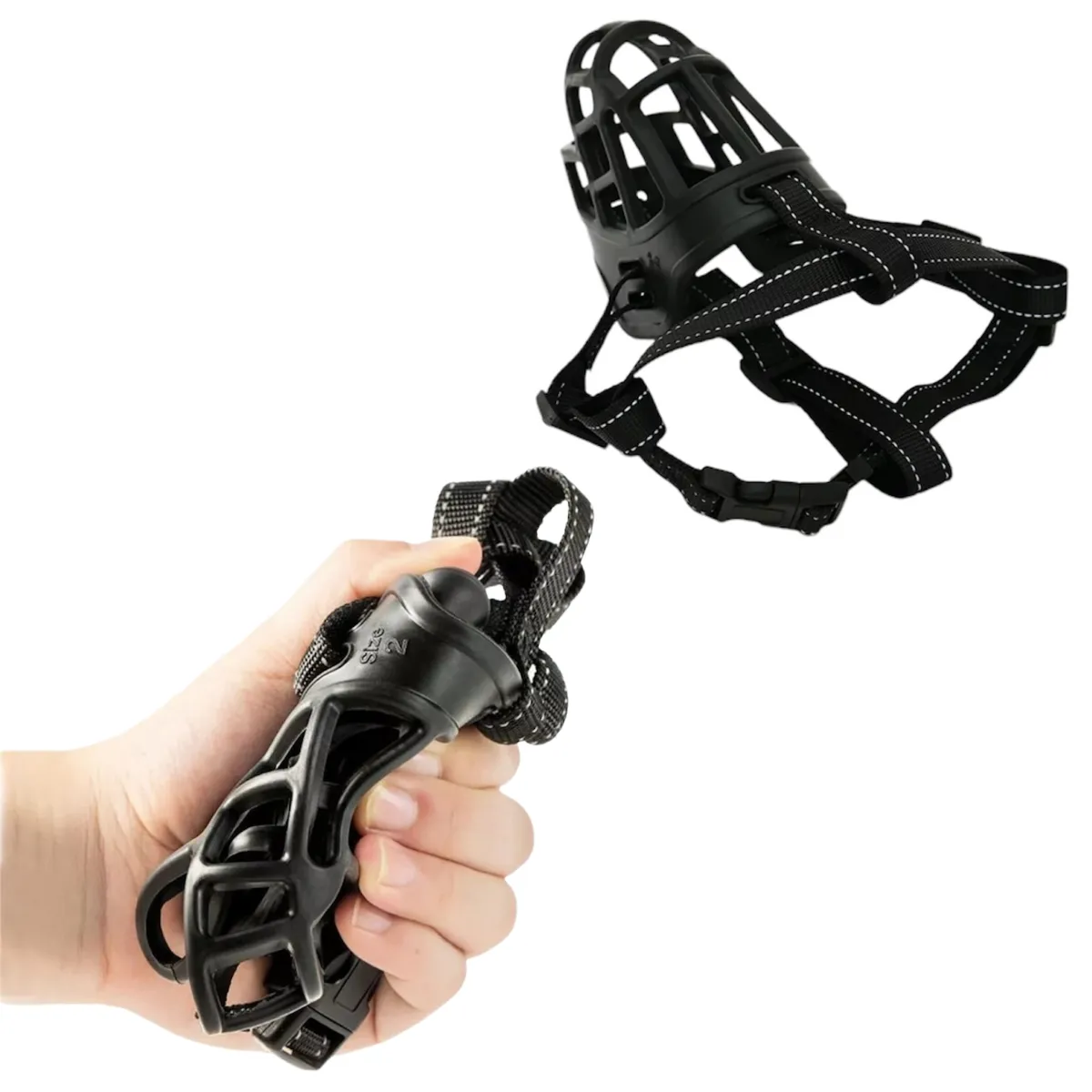 GENERICO - Bozal Para Perros De Goma Resistente Mascotas Perro Talla 6