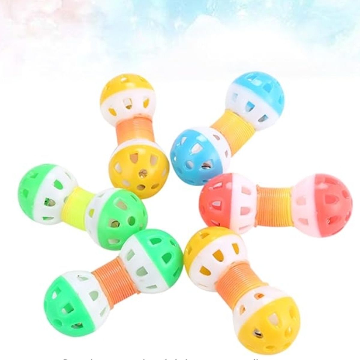 GENERICO - Juguete Para Gato Set 3 Pelotitas Para Mascota Plastico