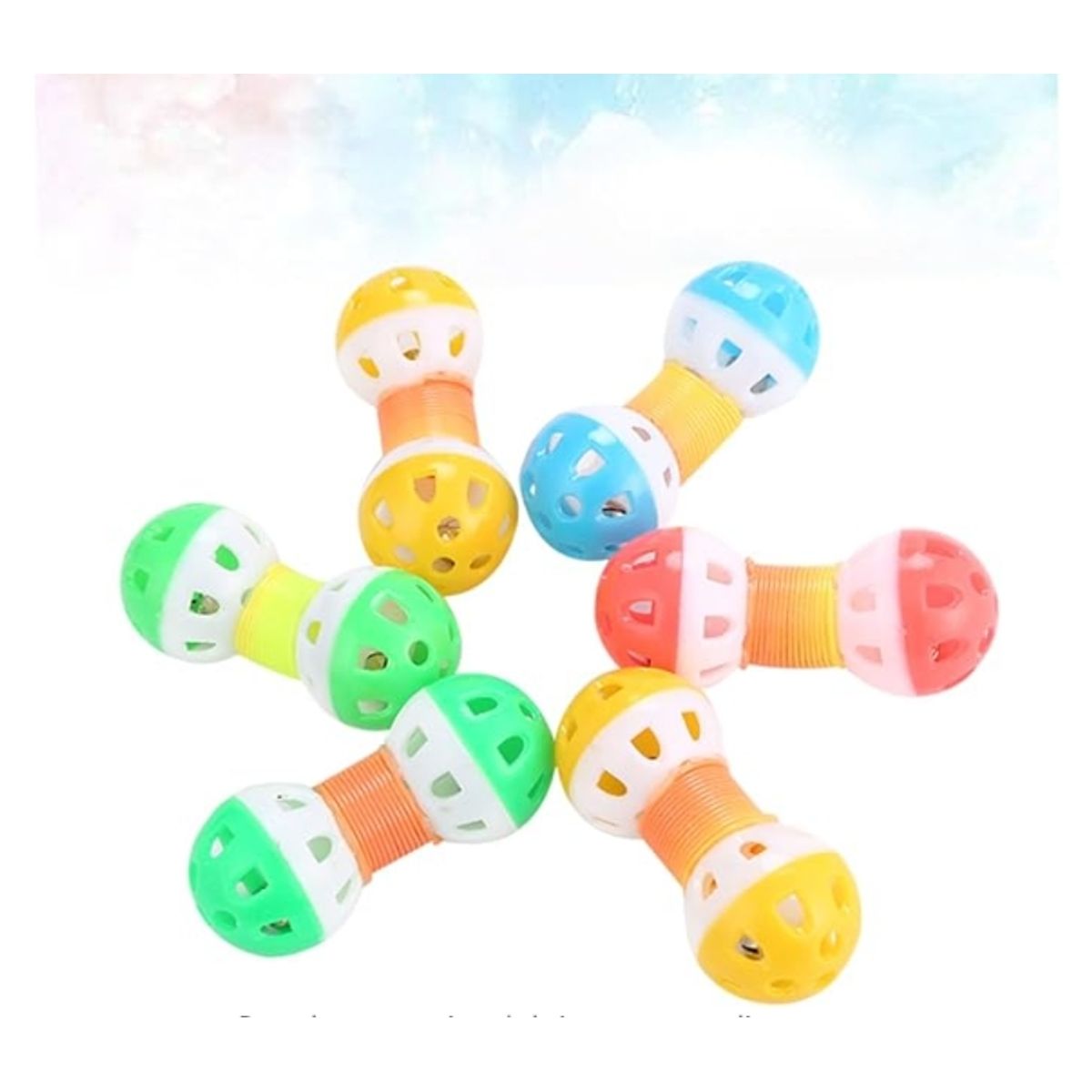 GENERICO - Juguete Para Gato Set 3 Pelotitas Para Mascota Plastico