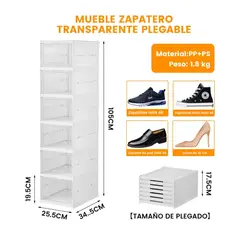ACTUAL - Organizador De Zapatos 6 Cajones Extra-Resistente Plegable