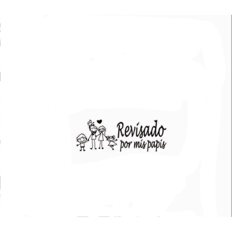 GENERICO - Timbre automatico a tinta revisado por mamá