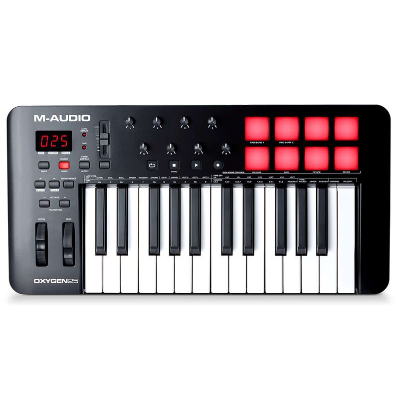 M AUDIO - Controlador Midi Oxygen 25 Mkv M-Audio