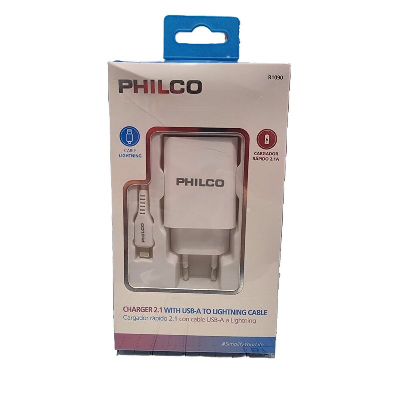 PHILCO - CARGADOR PHILCO LIGHTNING CARGA RAPIDA
