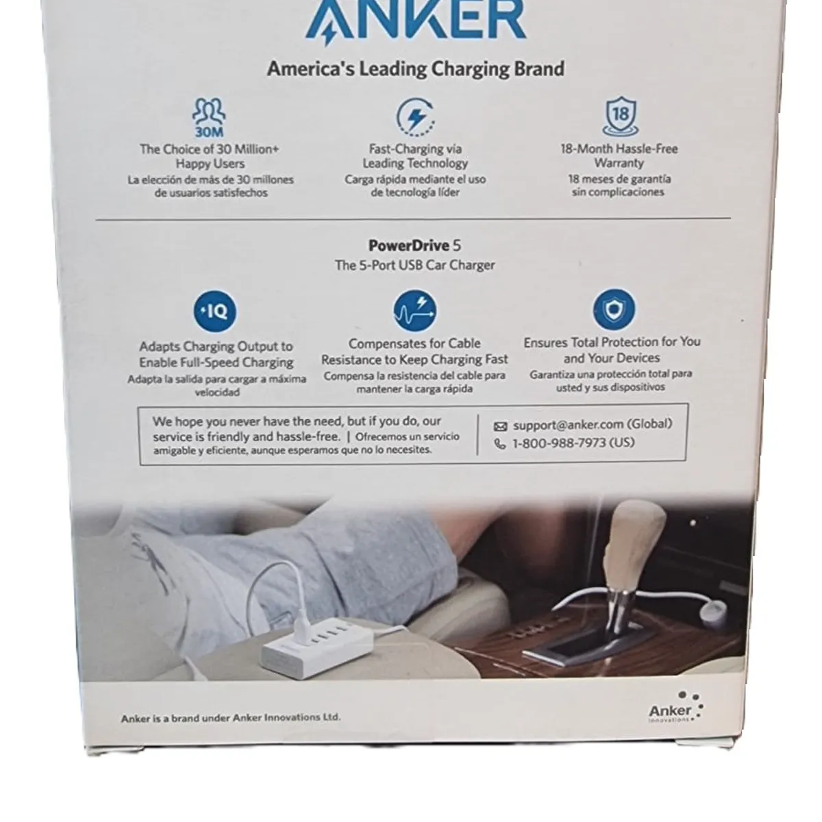 ANKER - CARGADOR MULTIPUERTO USB ANKER