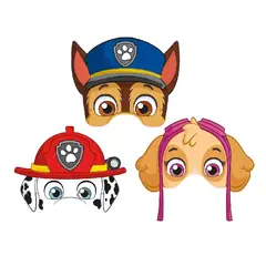 GENERICO - MASCARAS PAW PATROL 6 UNIDADES