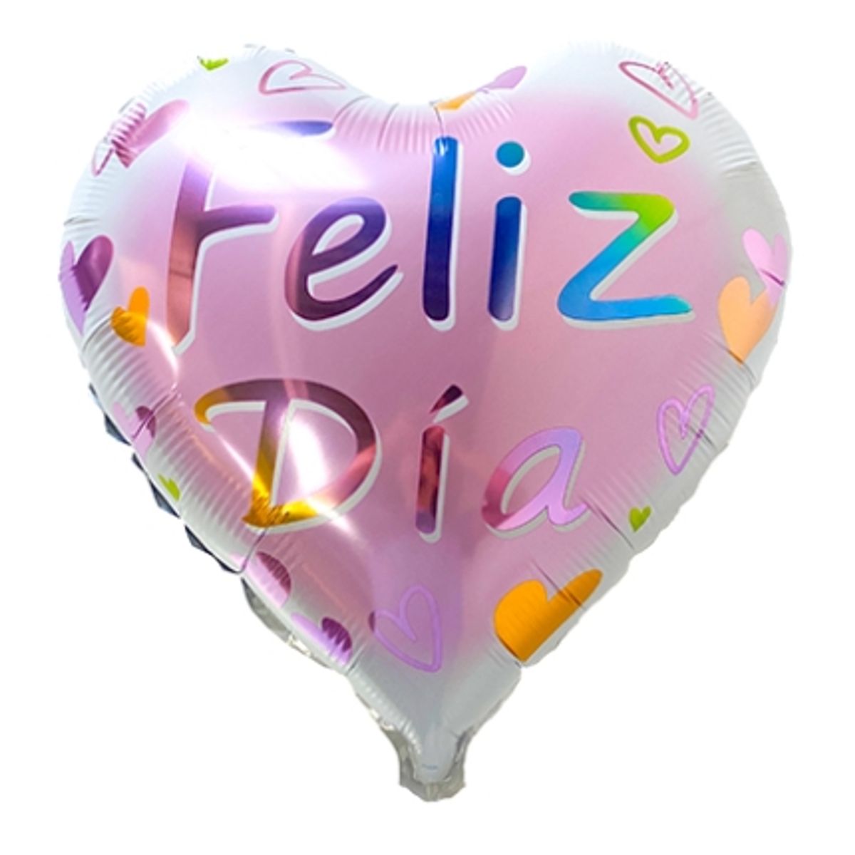 GENERICO - Globo Metalico 18 Corazon Feliz Dia x50 uni