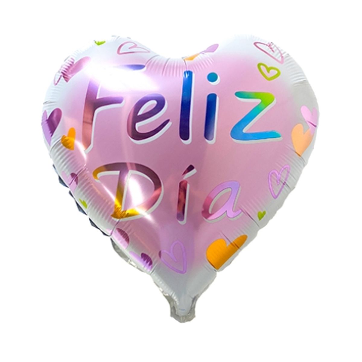 GENERICO - Globo Metalico 18 Corazon Feliz Dia x50 uni