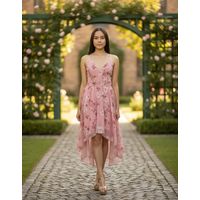 Vestido Semi Largo De Fiesta Francheska Mujer