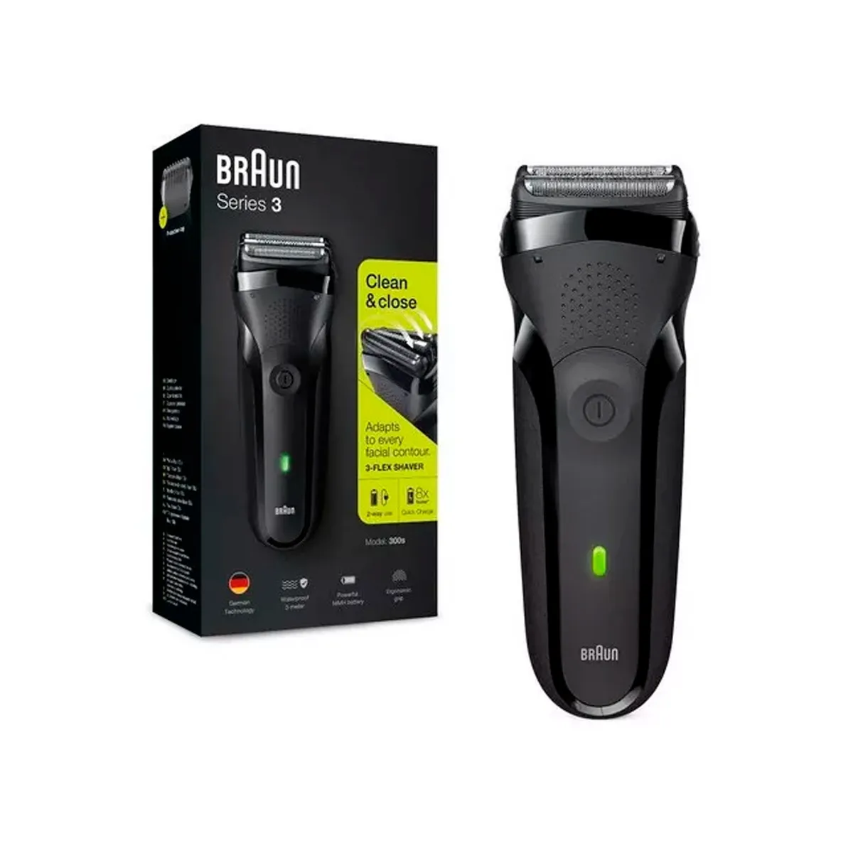BRAUN - Maquina de afeitar Braun Shaver 5415 300 Black