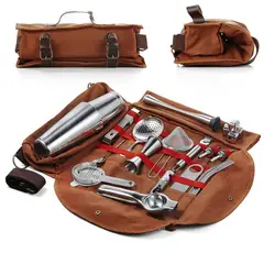 TNAKIEX - Bolso Bartools De Almacenamiento Para Bartender Con Correa