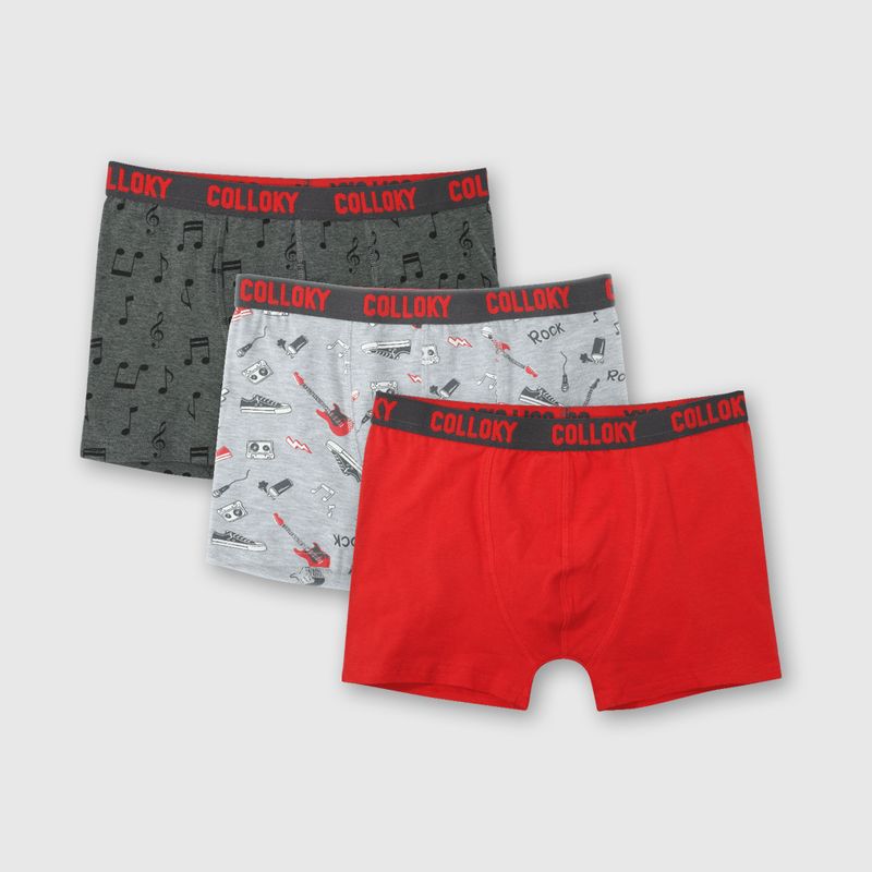 COLLOKY - Boxer Niño Rojo 49490 Colloky