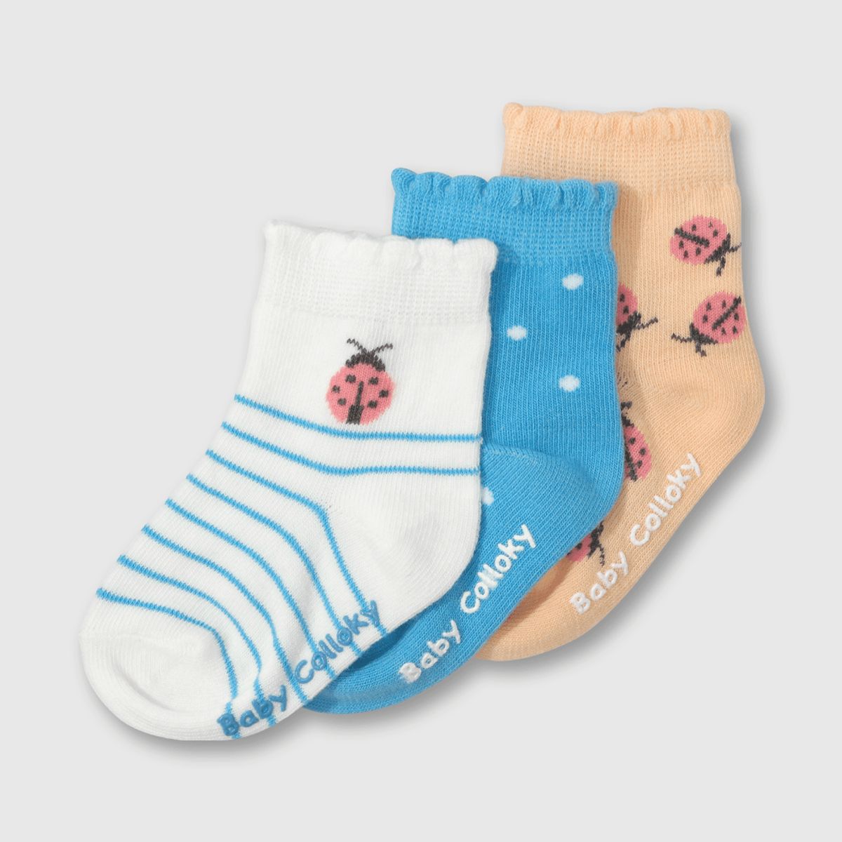 COLLOKY - Calcetin Deportivo Niña Celeste 49530 Colloky