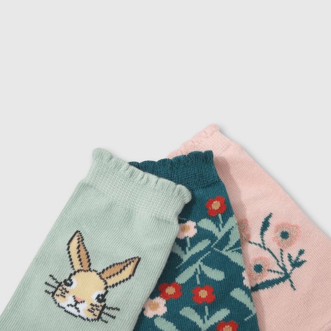 COLLOKY - Calcetin Deportivo Niña Verde 49534 Colloky