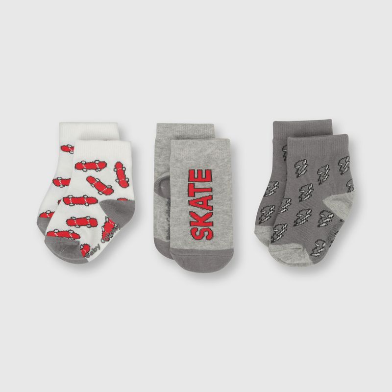 COLLOKY - Calcetin Deportivo Niño Gris 49963 Colloky