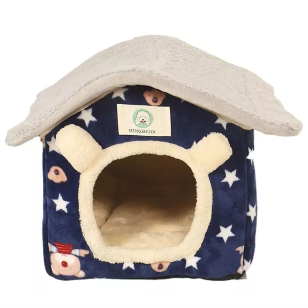 GENERICO - Cama Iglú Para Gatos Perros De Orejitas Mascotas Talla M