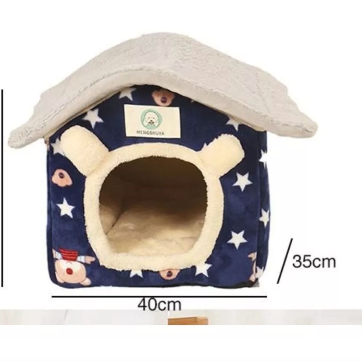 GENERICO - Cama Iglú Para Gatos Perros De Orejitas Mascotas Talla M
