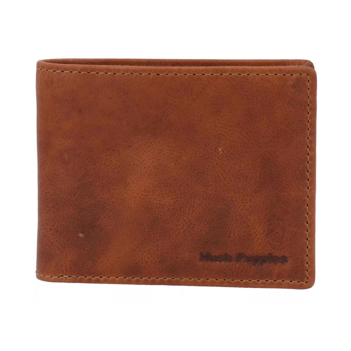 GENERICO - Billetera Cuero Hombre Om Simple Café Hush Puppies