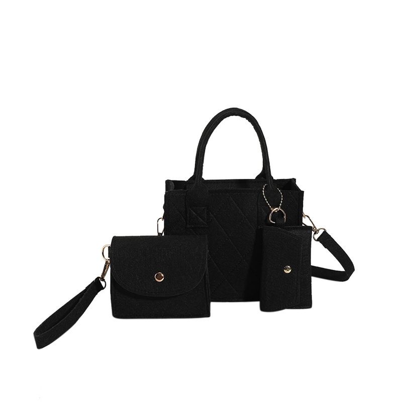 VATYERTY - Juego de bolsos de 3 piezas negro