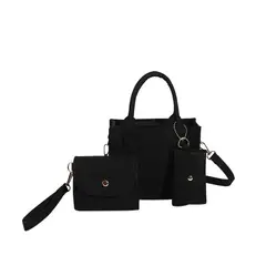 VATYERTY - Juego de bolsos de 3 piezas negro