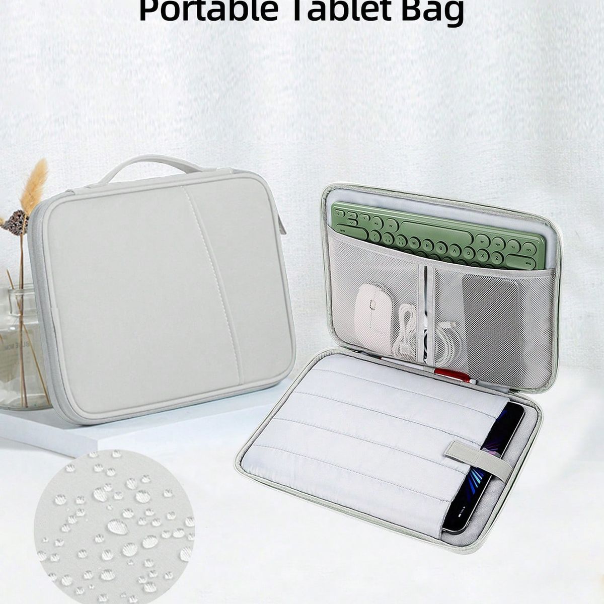 VATYERTY - Bolsa protectora para tablet Blanco
