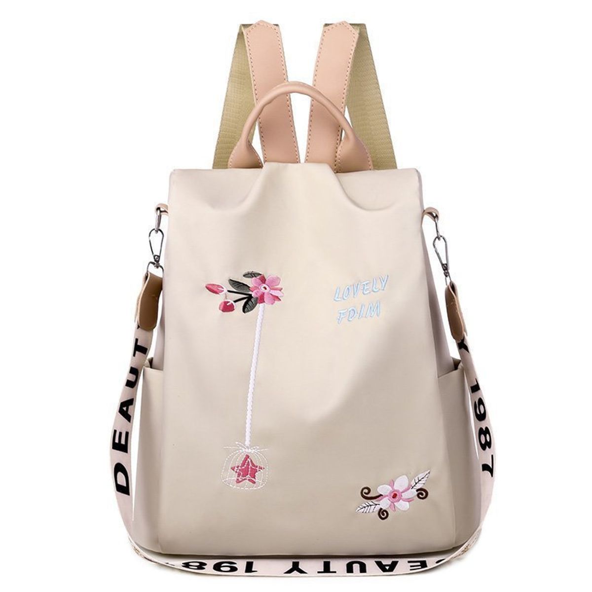 VATYERTY - Mochila impermeable simple Blanca