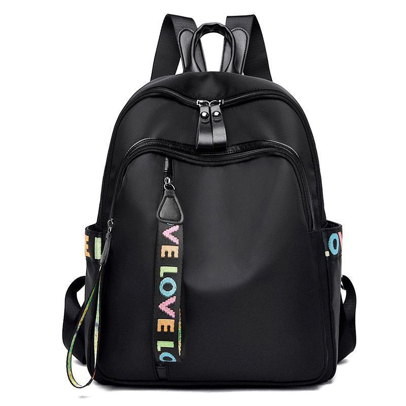 VATYERTY - Mochila resistente al agua doble cremallera Negra
