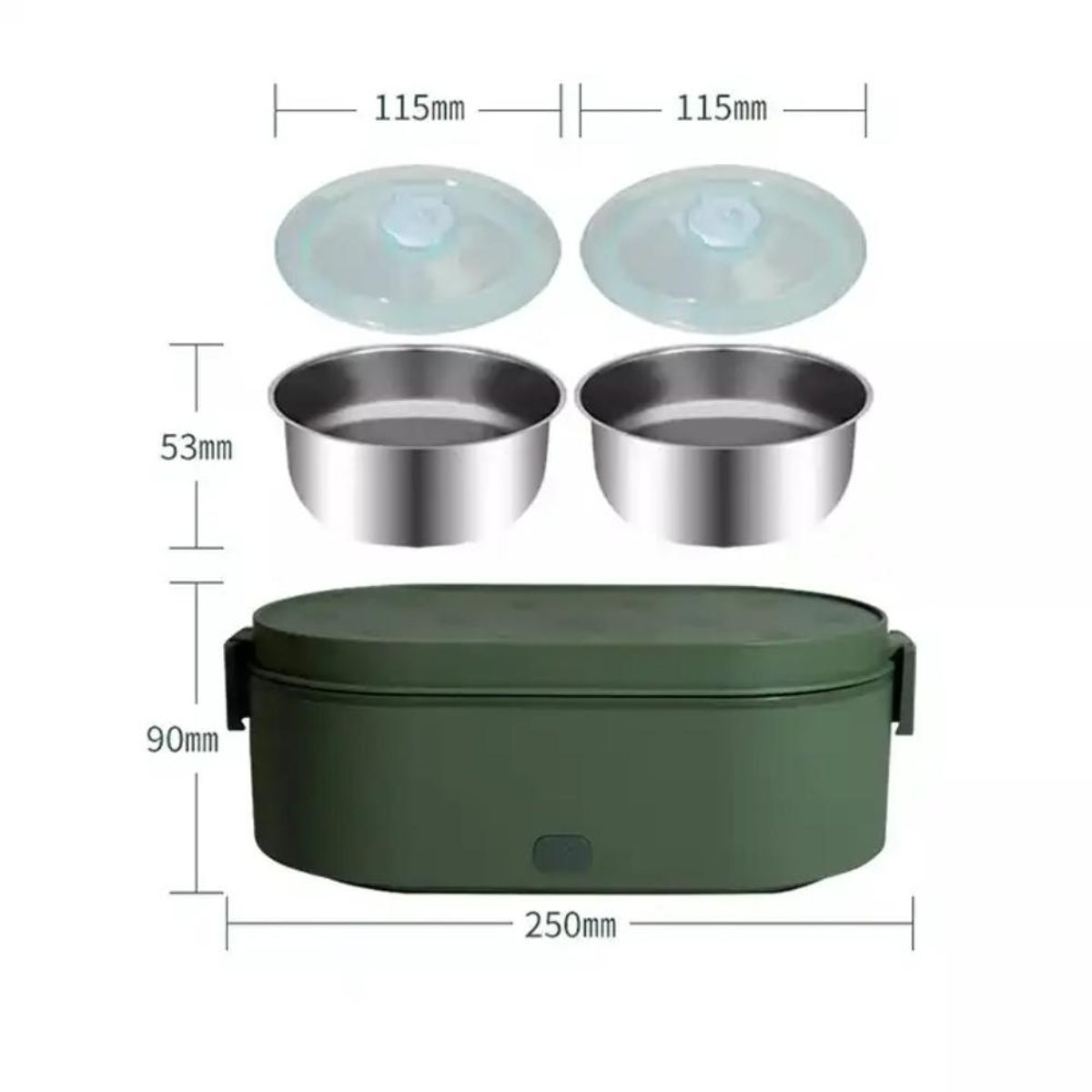 GEN - LONCHERA METALICA PARA AUTOCASA USB