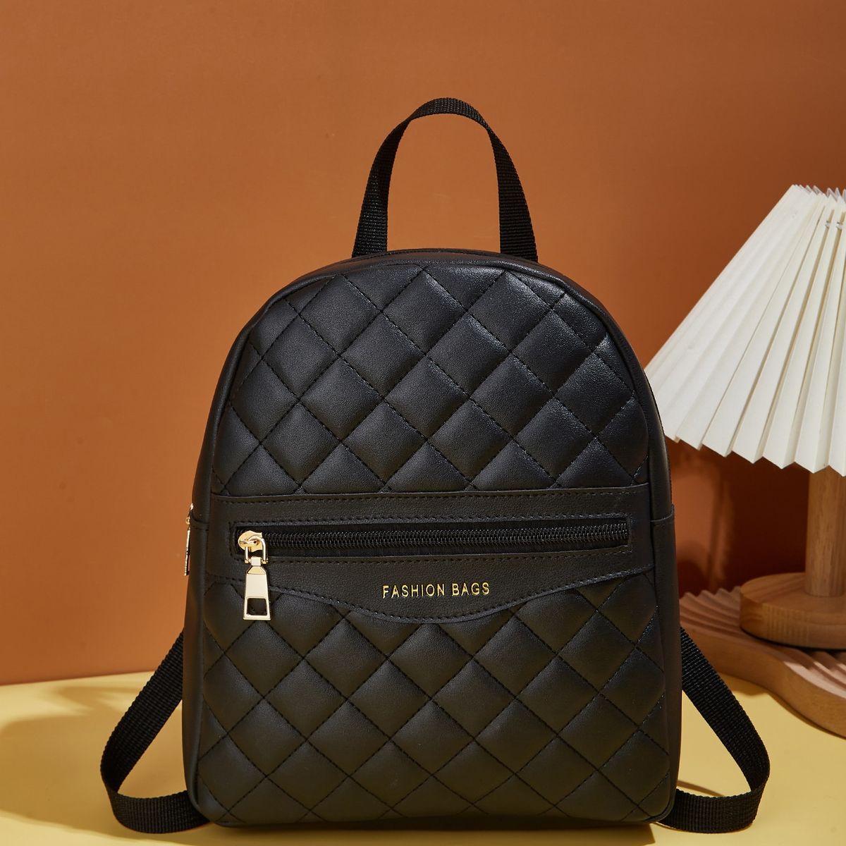 VATYERTY - Mochila clásica de letra negro