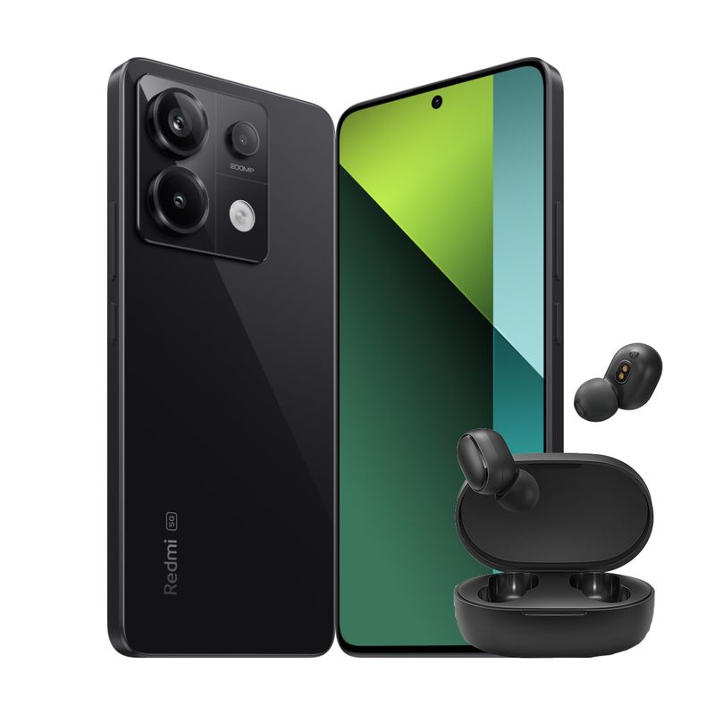 XIAOMI - Redmi Note 13 Pro 4G Black 256GB/8GB + Mi True Wireless Earbuds Basic 2